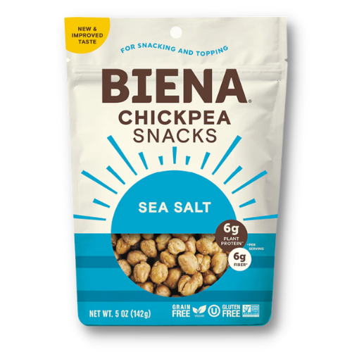 Biena Sea Salt Roasted Chickpea Snacks